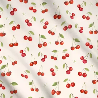 Meterware Vintage preppy Cherries II