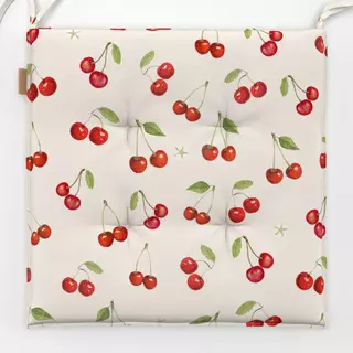 Sitzkissen Vintage preppy Cherries II