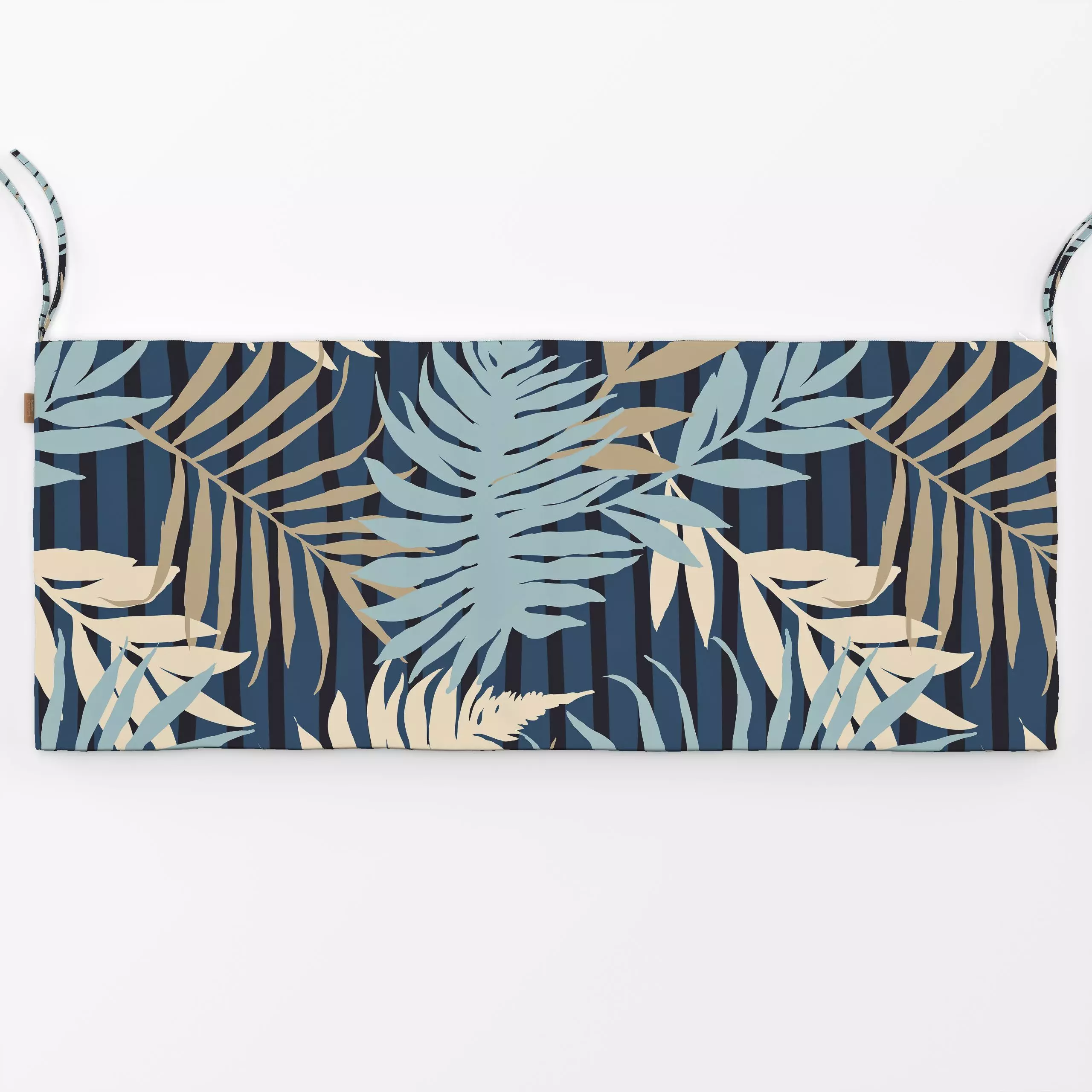 Bankauflage Tropical Palm Leaves - Blumen & Florales, Sommer, Pflanzen & Botanik - von „Andrea Haase"; Natur, Blatt, Palmen,...