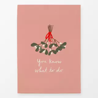 Geschirrtuch Mistletoe - You know