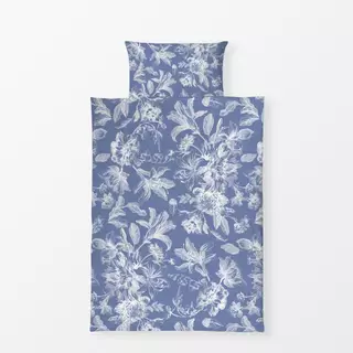 Bettwäsche Weiße Blumen - Toile DeJouy