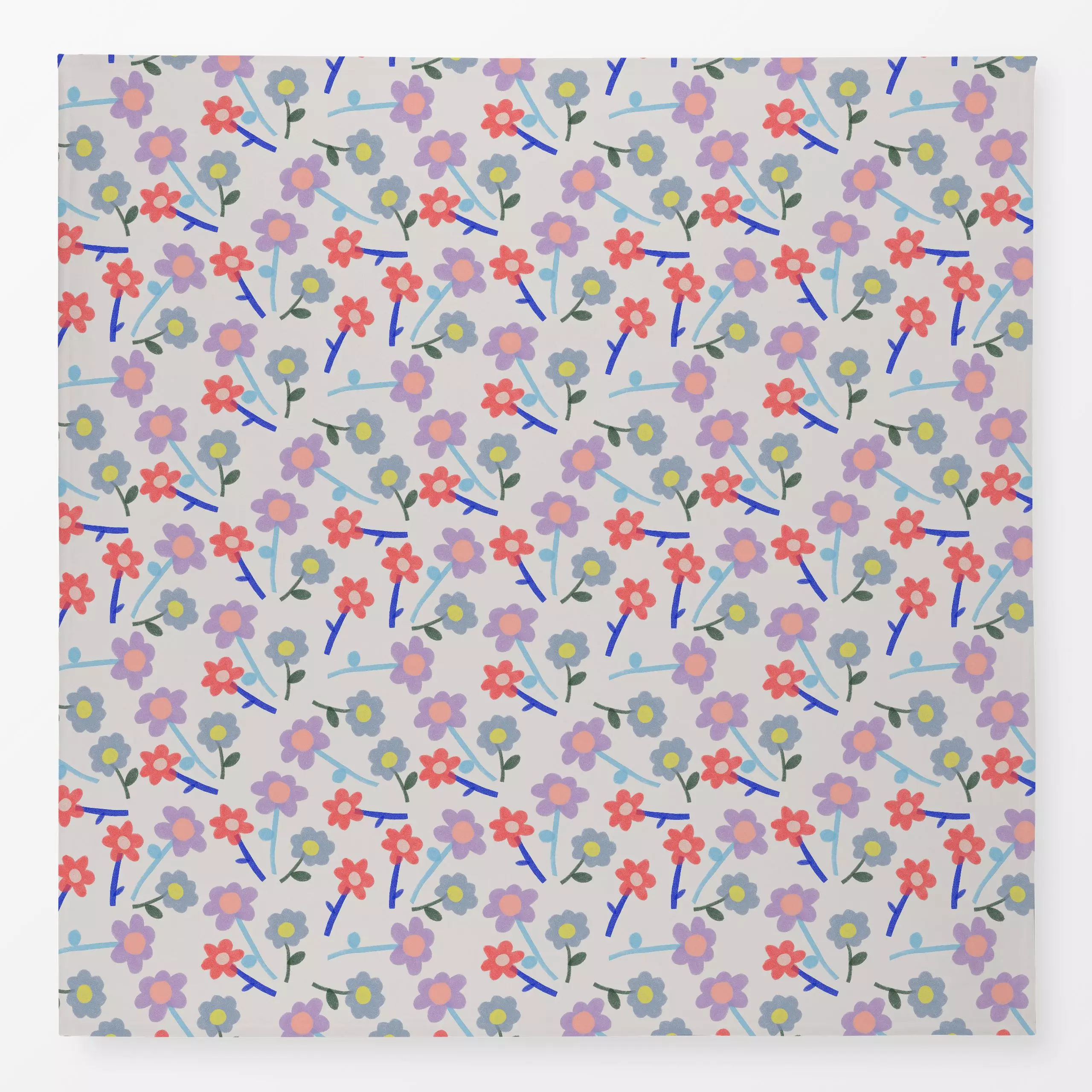 Tischdecke Blumen Ostern - Blumen & Florales, Anlässe, Ostern - von „Jana Driver"; Blumen, beige, Ostern, bunt, flowers, jan...