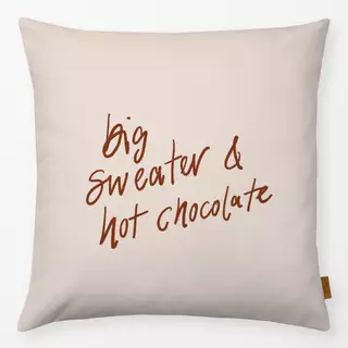 Kissen Big Sweater Lettering