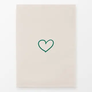 Geschirrtücher Little Heart Outline beige