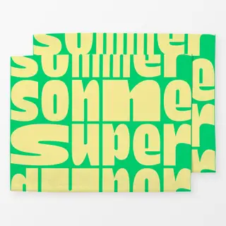 Tischset Sommer Sonne Super Duper