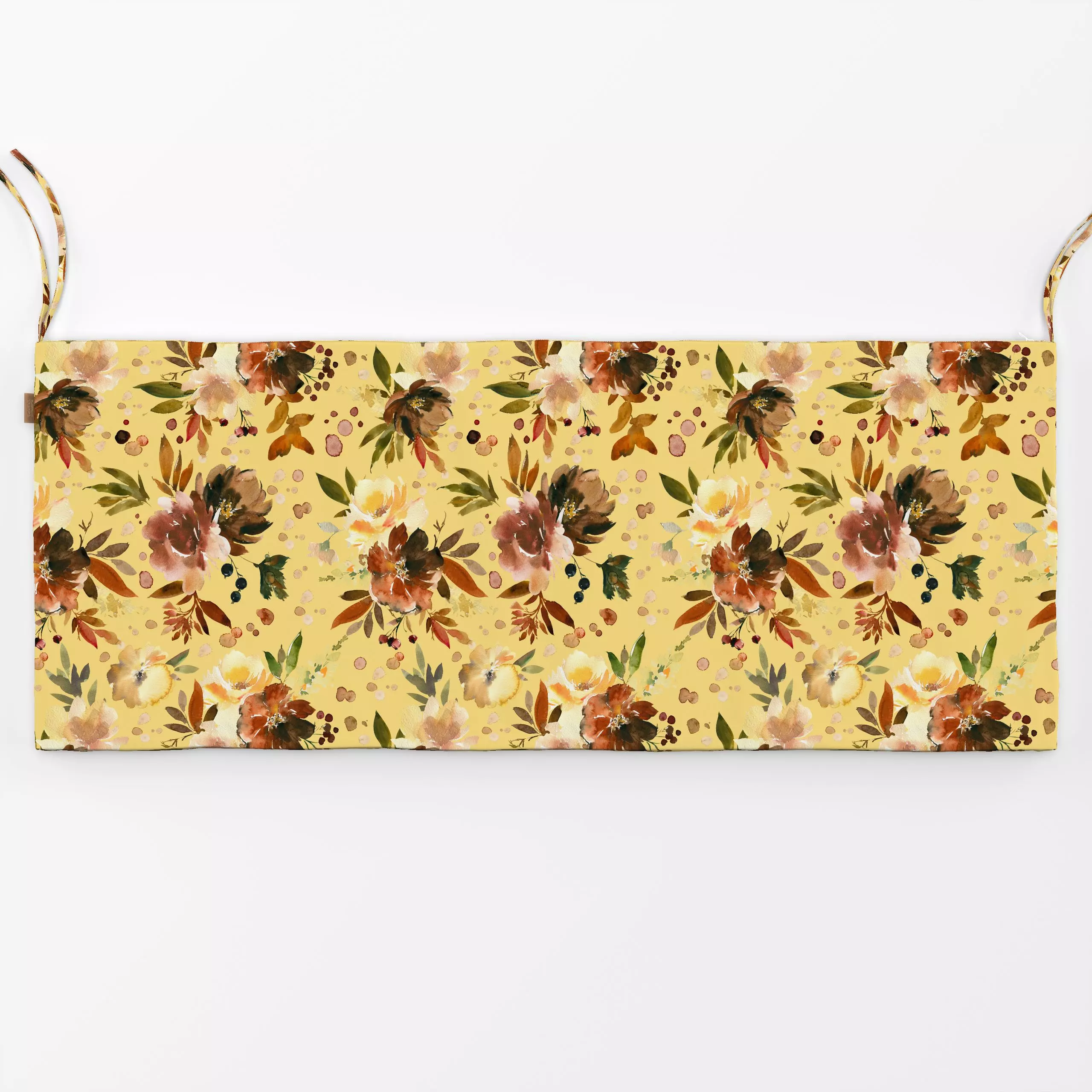 Bankauflage Spätsommer Garten - Blumen & Florales, Pflanzen & Botanik - von „Uta Naumann"; boho, Blumen, Garten, Sommerblume...