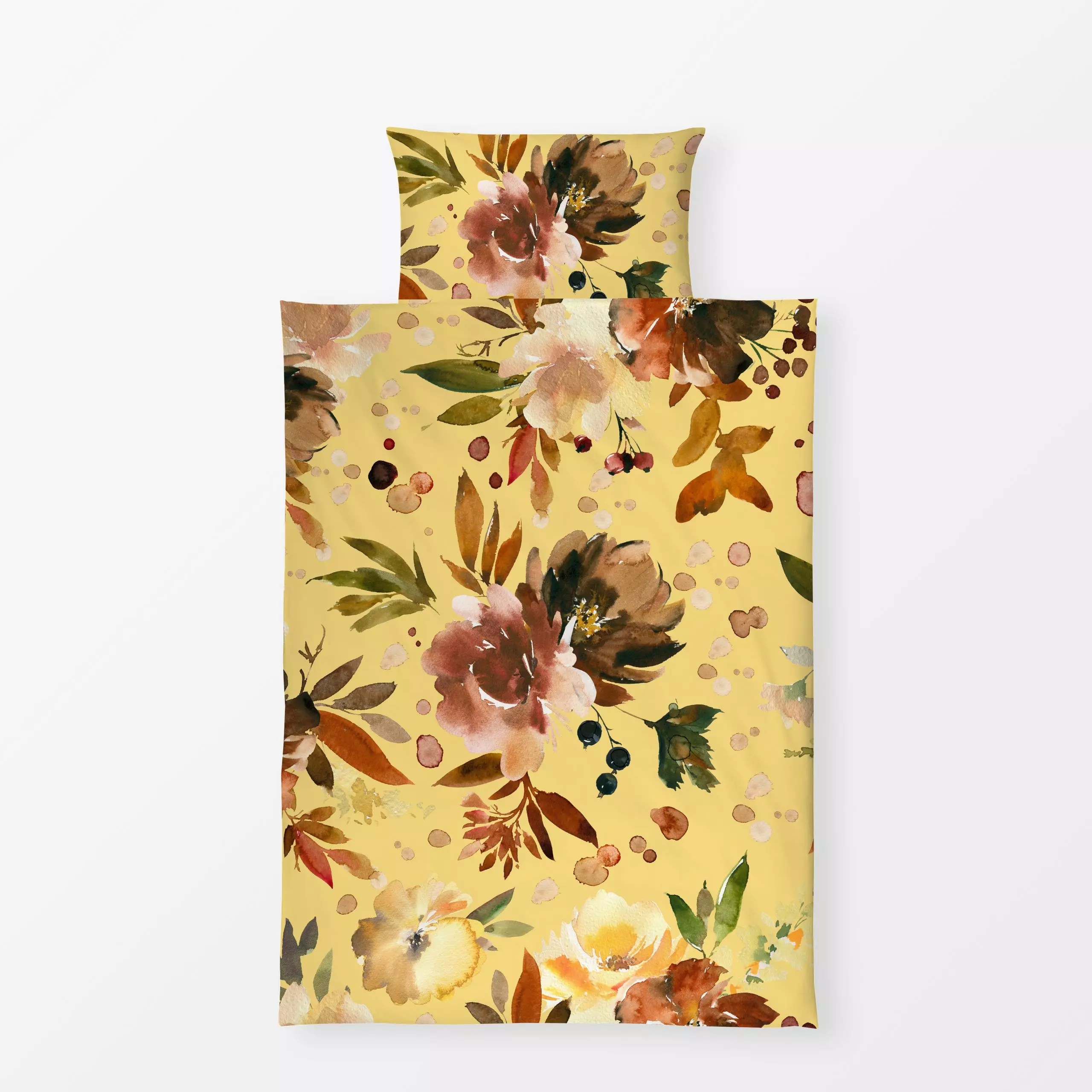 Bettwäsche Spätsommer Garten - Blumen & Florales, Pflanzen & Botanik - von „Uta Naumann"; boho, Blumen, Garten, Sommerblumen...