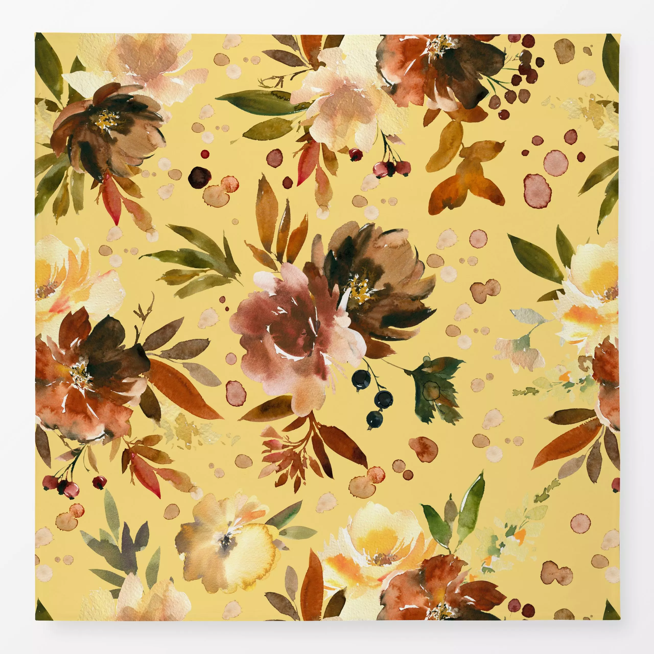 Tischdecke Spätsommer Garten - Blumen & Florales, Pflanzen & Botanik - von „Uta Naumann"; boho, Blumen, Garten, Sommerblumen...