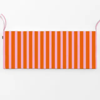 Bankauflage Bold Tangerine Candy Stripes