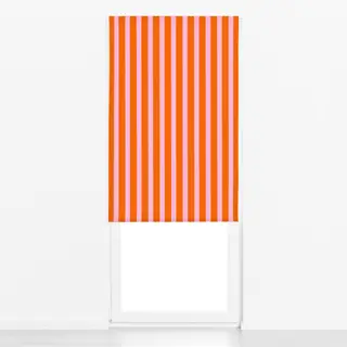 Raffrollo Bold Tangerine Candy Stripes