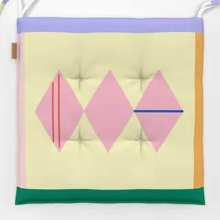 Sitzkissen Colourful Diamonds