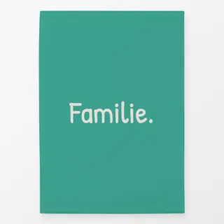 Geschirrtücher Familie grün
