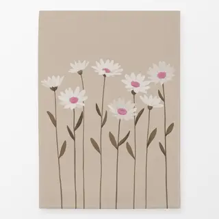 Geschirrtücher Daisys beige pink