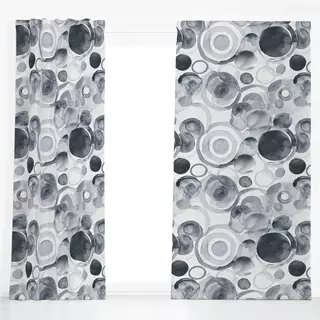 Dekovorhang Watercolor Fun Neutral grey