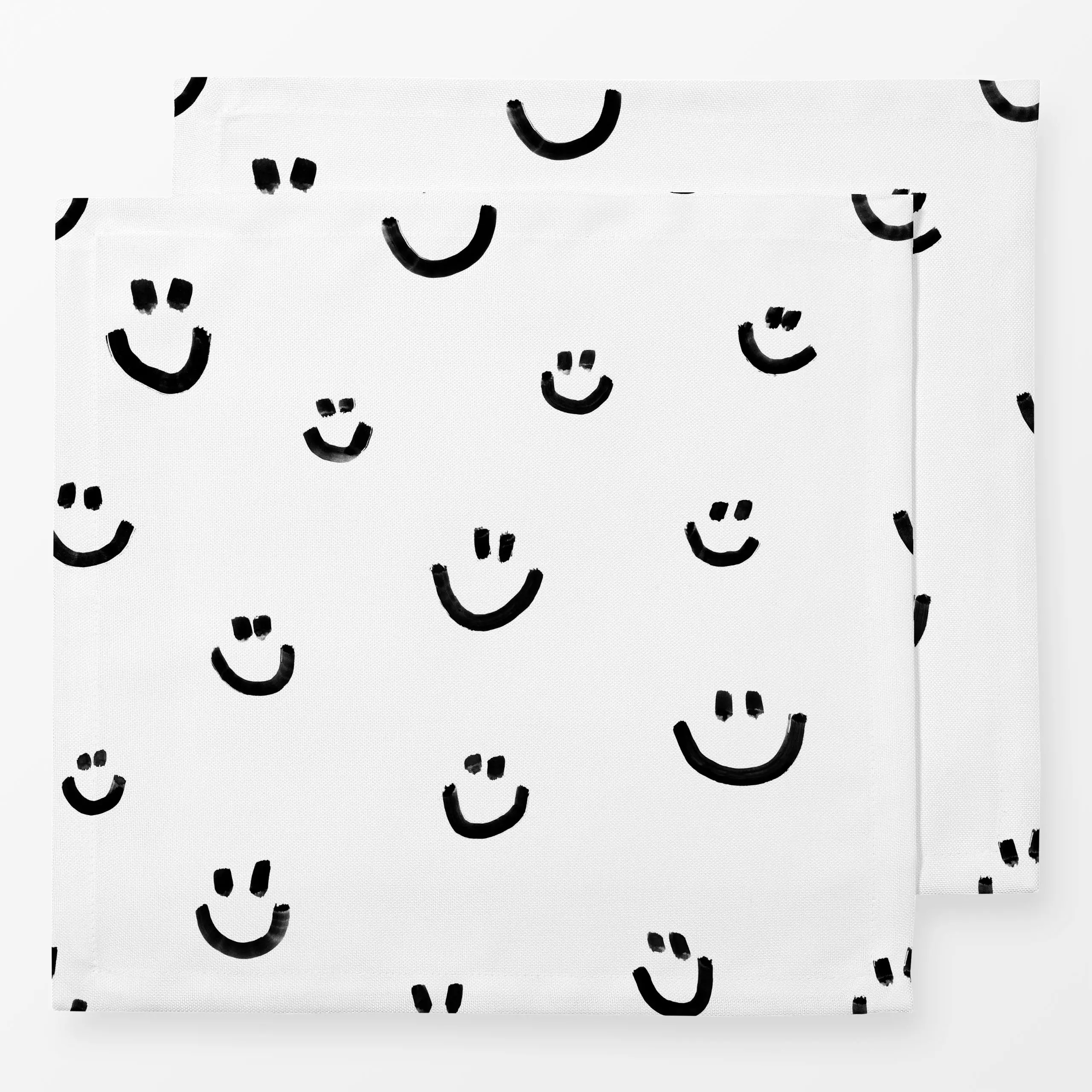 Servietten Happy Smile 1 - von „Primus Pattern"; Pinsel, Geburtstag, Augen, Happy, Gesicht, positiv, Smiley, lachen