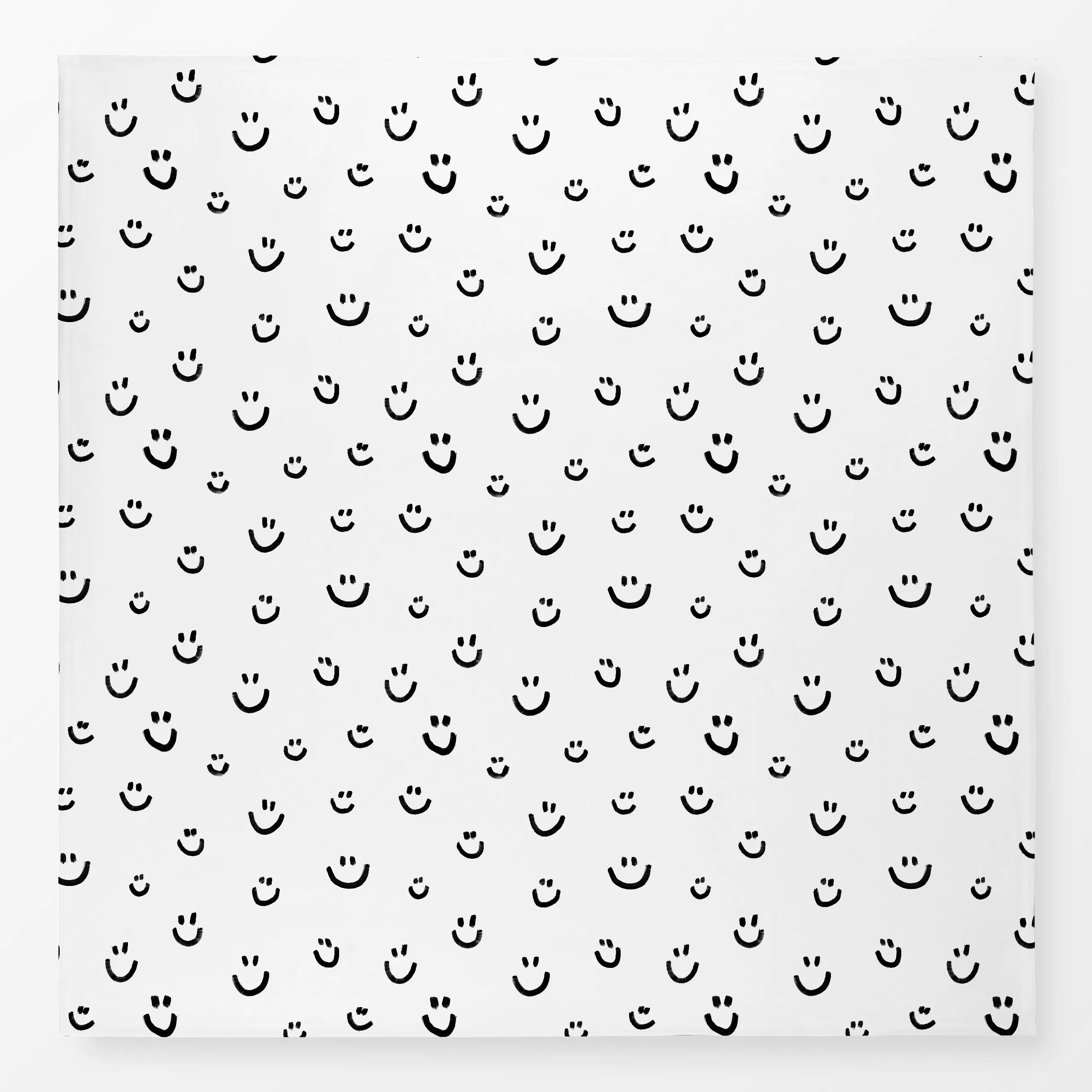 Tischdecke Happy Smile 1 - von „Primus Pattern"; Pinsel, Geburtstag, Augen, Happy, Gesicht, positiv, Smiley, lachen
