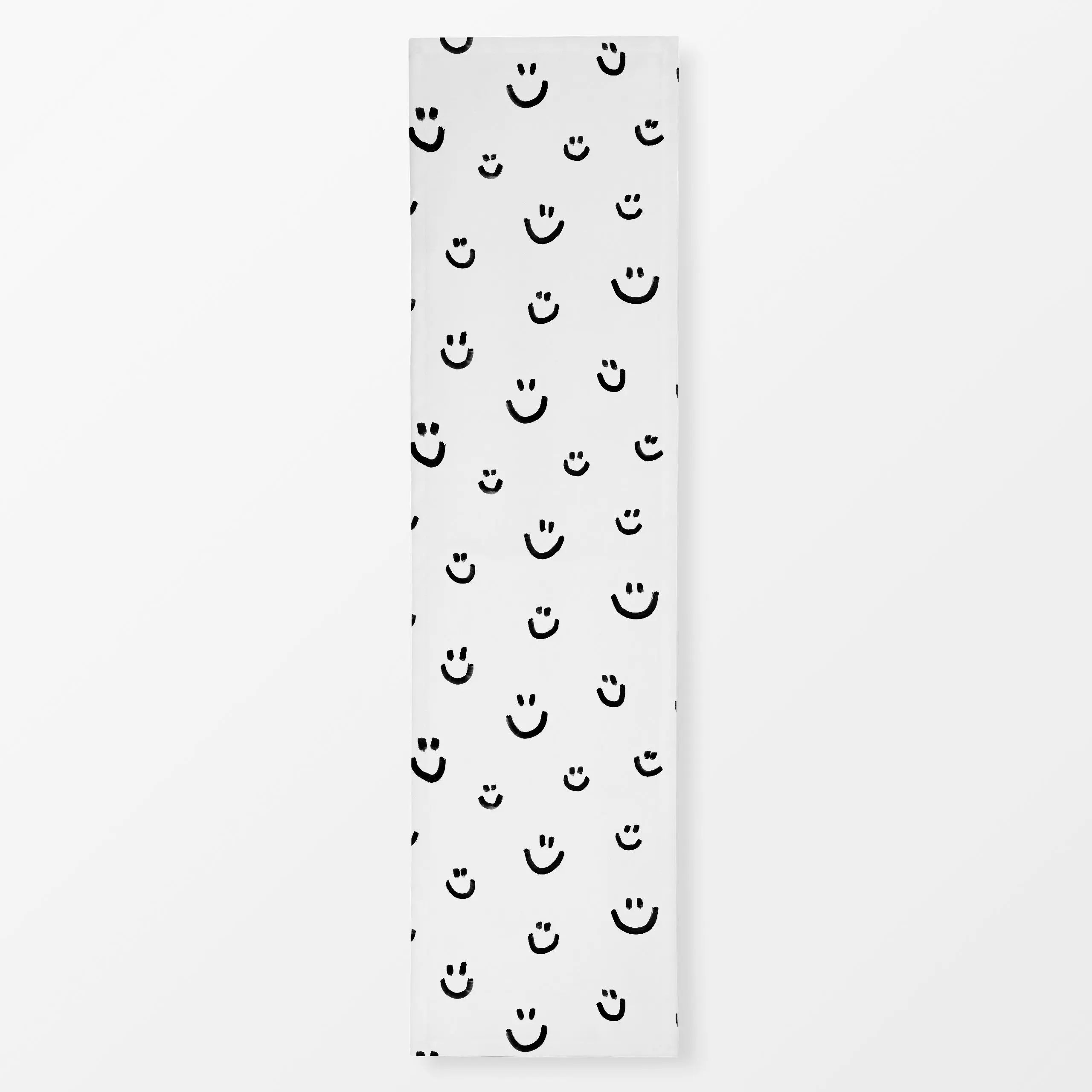 Tischläufer Happy Smile 1 - von „Primus Pattern"; Pinsel, Geburtstag, Augen, Happy, Gesicht, positiv, Smiley, lachen