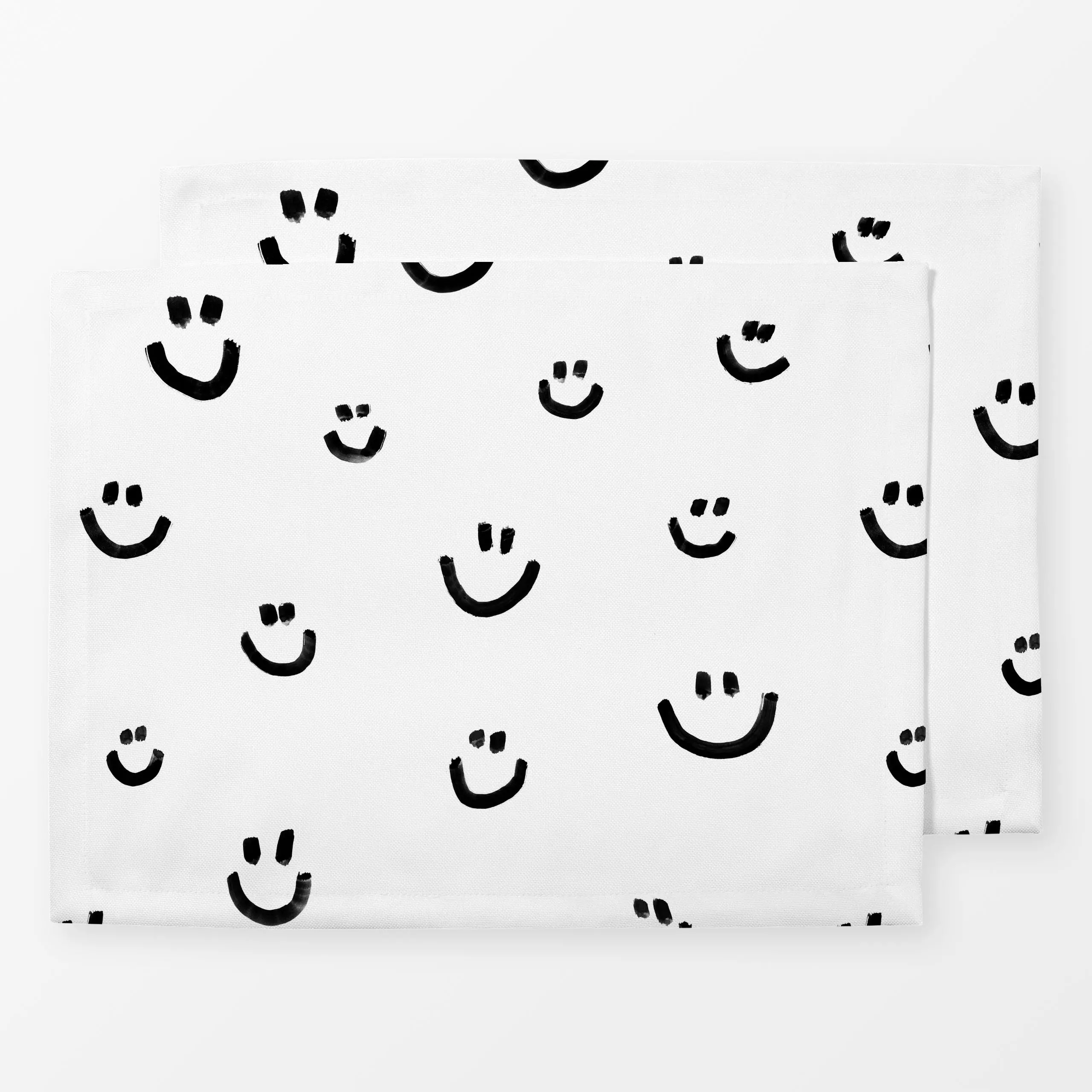 Tischset Happy Smile 1 - von „Primus Pattern"; Pinsel, Geburtstag, Augen, Happy, Gesicht, positiv, Smiley, lachen