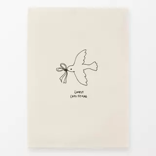 Geschirrtuch Lovely Christmas Bird