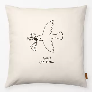 Kissen Lovely Christmas Bird