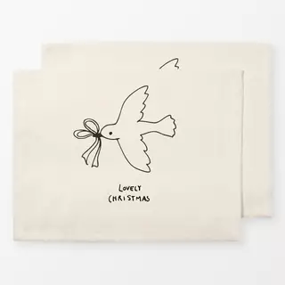 Tischset Lovely Christmas Bird