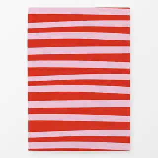 Geschirrtücher Stripes Rot Rosa