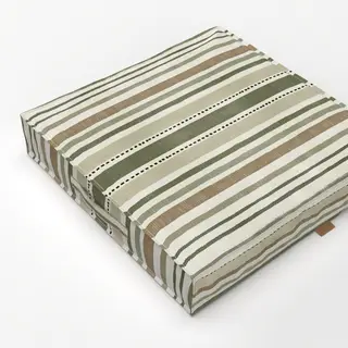 Bodenkissen Rustic Linen Stripes