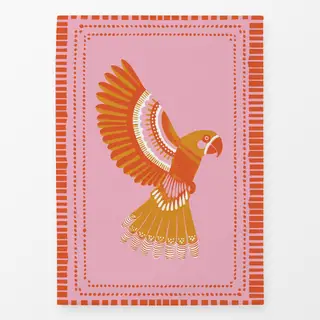 Geschirrtücher Papagei orange