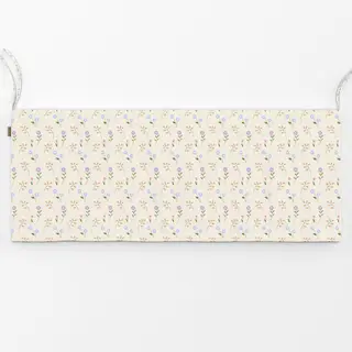 Bankauflage Blumen in Reihen