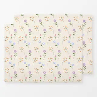 Tischset Blumen in Reihen