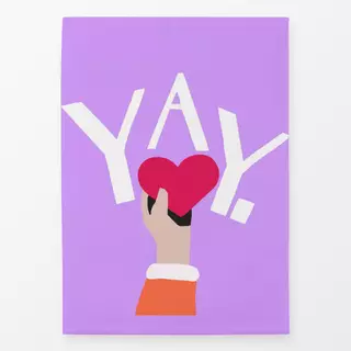 Geschirrtücher Frauen und YAY flieder