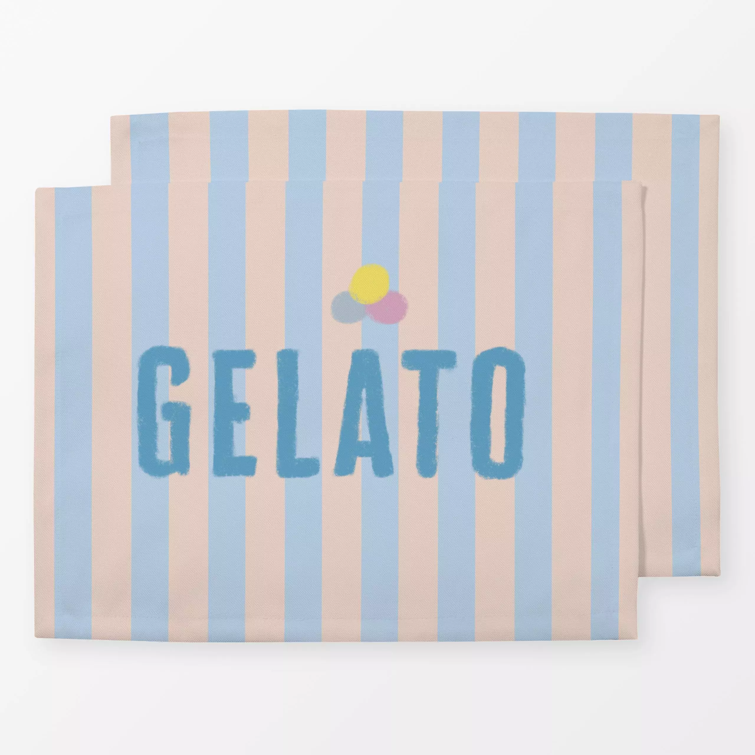 Tischset Gelato Eis, Spruch, Essen & Trinken, Sommer, von Alisa Knöß