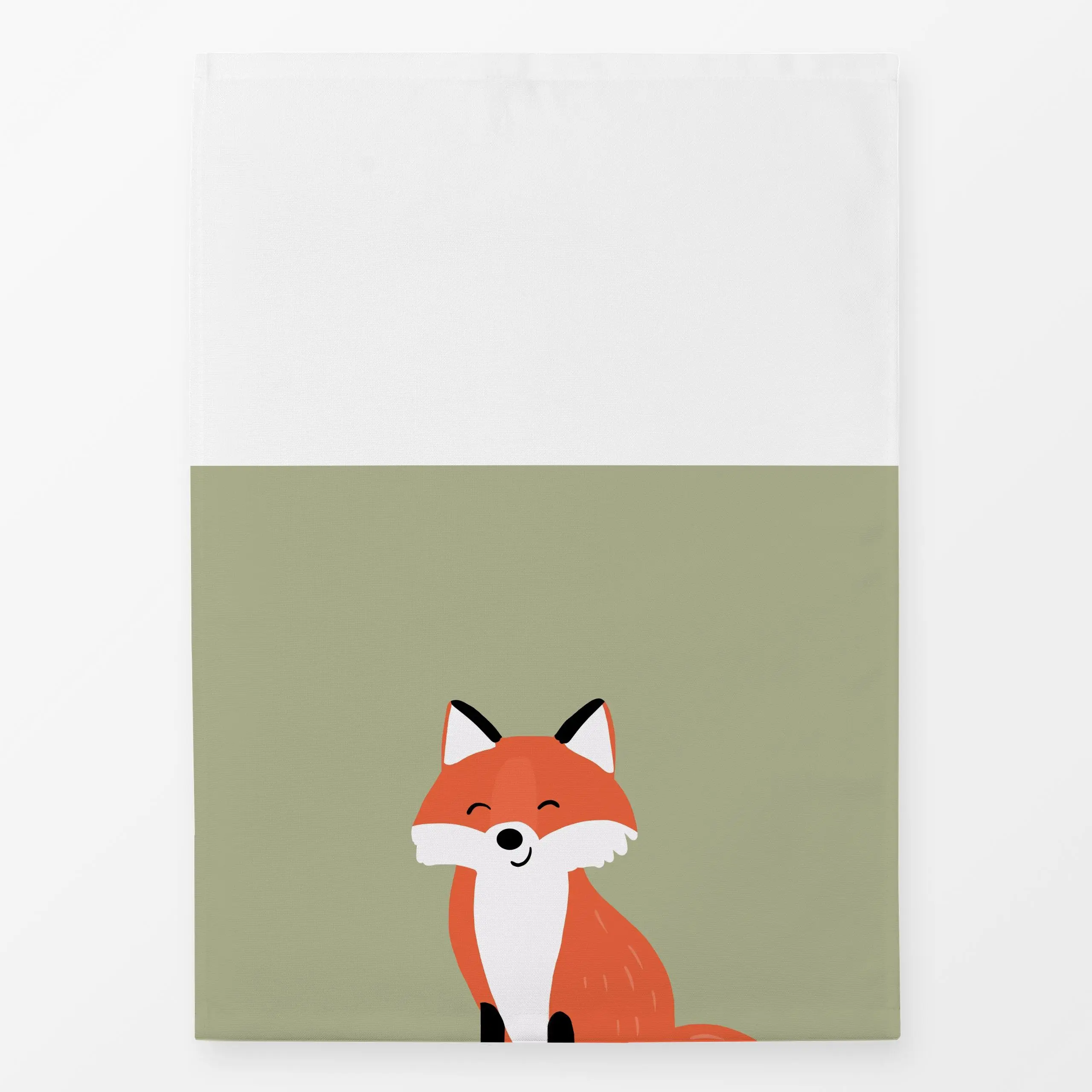 Geschirrtücher Fuchsfreude Gruen - Kinderzimmer & Motive für Kinder, Tiere - von „Julia Reyelt"; minimal, Kinder, Hygge, Fuc...