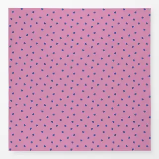 Tischdecke Herzen Muster rosa blau