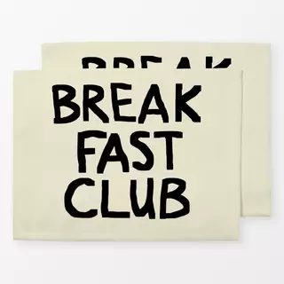 Tischset Breakfast Club Black Beige