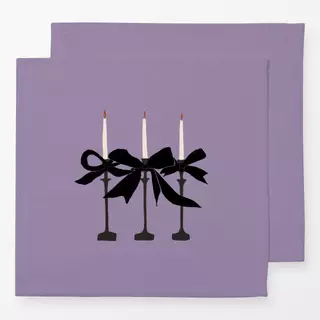 Servietten Kerzen & Schleifen Halloween