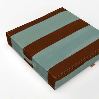 Bodenkissen Nautical Stripes Teal