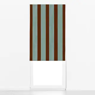 Raffrollo Nautical Stripes Teal