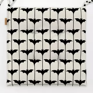 Sitzkissen Fledermäuse Halloween Beige