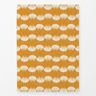 Geschirrtücher Abstract Shell allover gelb