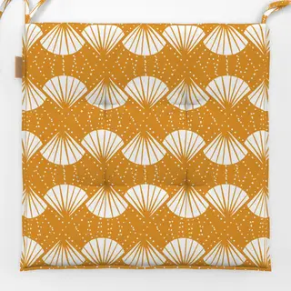 Sitzkissen Abstract Shell allover gelb