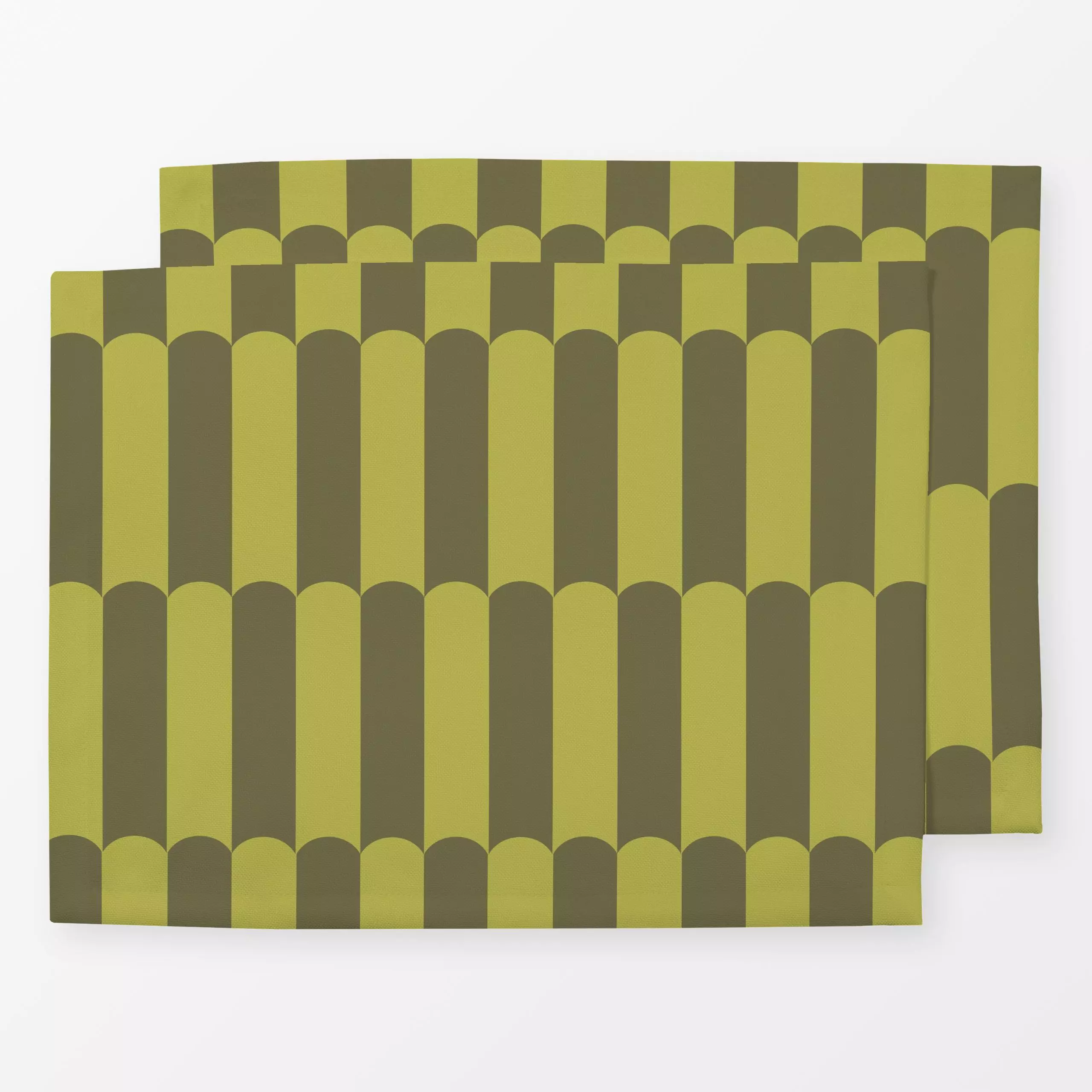 Tischset Streifen und Wellen 1 - Symbole & Muster - von „textilwerk"; boho, hippie, Streifen, Retro, Sommer, boho, oriental,...