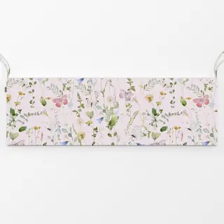 Bankauflage Rosa Wildblumen Garten