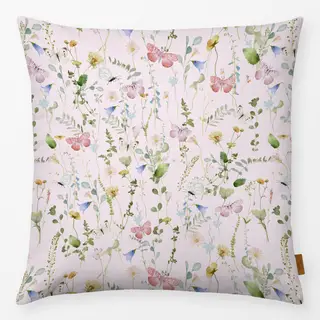 Kissen Rosa Wildblumen Garten