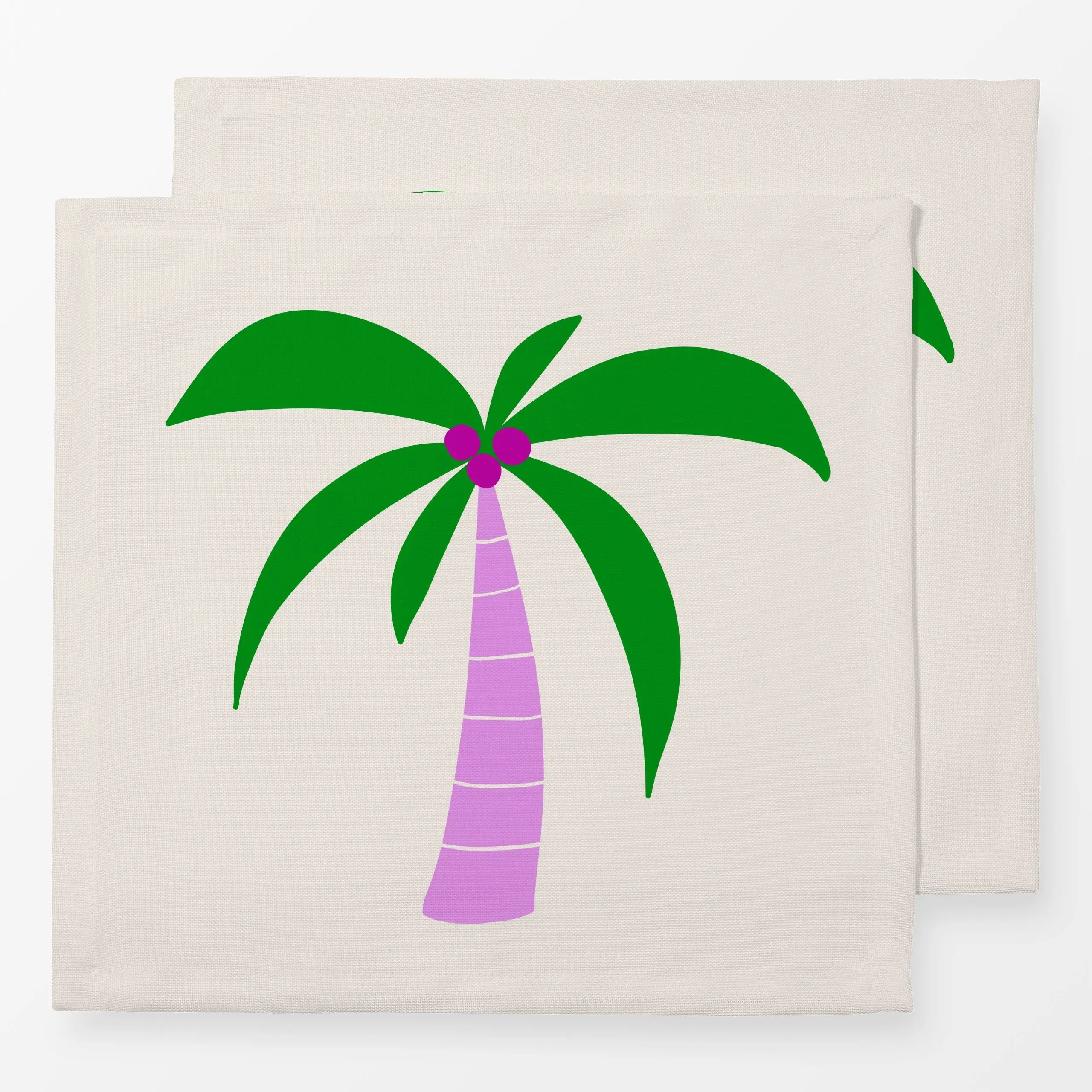 Servietten Palme - Sommer - von „Sophie Augustin Illustration"; Strand, Sommer, palme