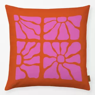 Kissen Blumen Sommer Pink 9