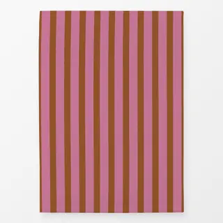 Geschirrtücher Streifen braun pink