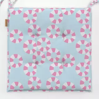 Sitzkissen Schwimmringe Rosa Blau