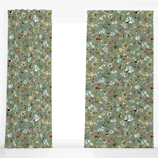 Dekovorhang Wild Nature Fall Sage Green