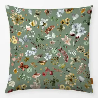Kissen Wild Nature Fall Sage Green